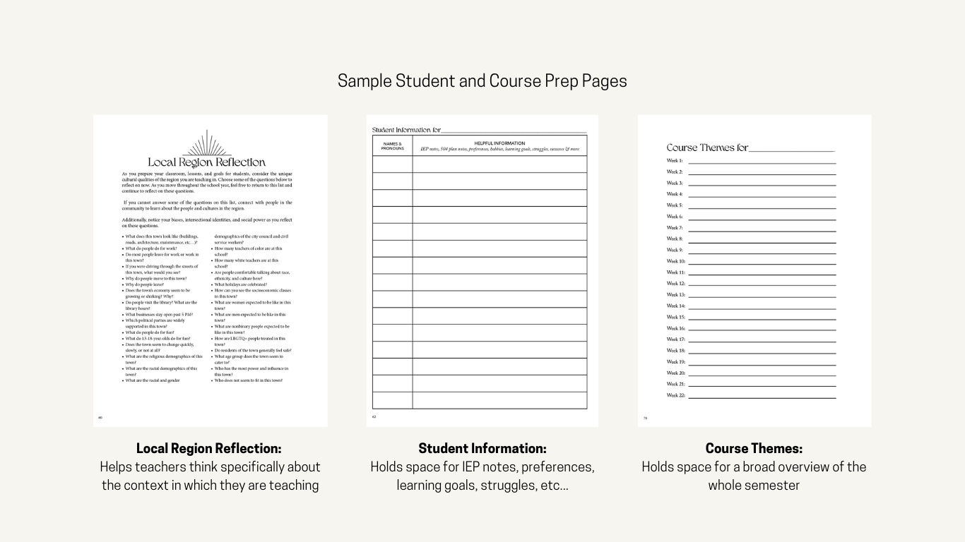 Praxis Plan Book: Secondary Teacher Edition